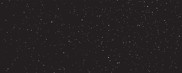Wall Mural - snow, stars, fairy twinkling lights, rain drops on black background. abstract vector noise. small pa