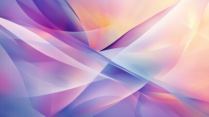 Poster - abstract swirling patterns in soft pastel colors creating a serene and harmonious visual effect