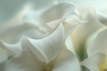 Fototapete - Soft, gentle curves that soothe the eye, AI generated