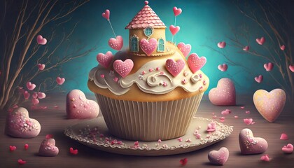 Canvas Print - cupcake