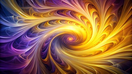 Wall Mural - Abstract Swirls Dance in the Wind: A Vibrant and Dynamic Artistic Expression  Generative AI