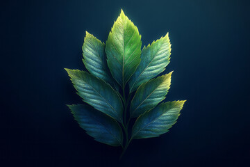 Poster - A logo design for a green technology startup, incorporating elements of nature and innovation,