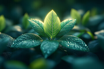 Poster - A logo design for a green technology startup, incorporating elements of nature and innovation,