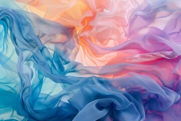 Poster - A captivating painting illustrating a spiral pattern, enriched with a spectrum of colorful swirls that draw the viewer's eye, Delicate patterns that dance across the canvas, AI generated