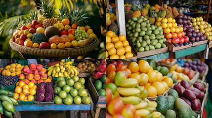 Canvas Print - fruits and vegetables