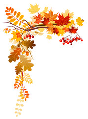Wall Mural - autumn frame