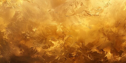 Poster - An enchanting gold background featuring dynamic textures that evoke a sense of warmth and elegance in design