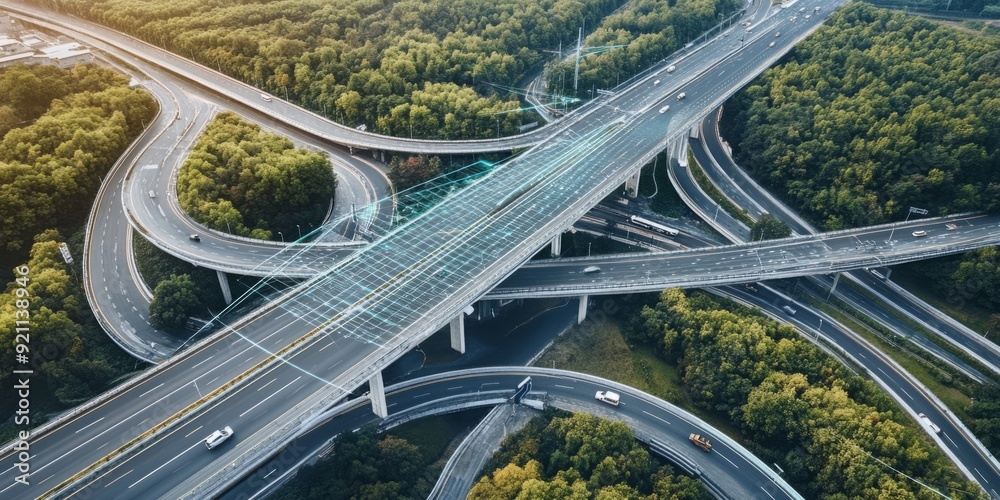 Innovative Smart Highway System with Advanced Digital Connectivity for Seamless Traffic Management and Futuristic Transportation in Smart Cities