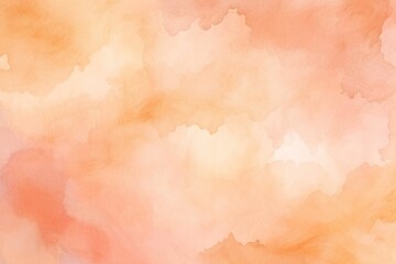 Poster - Peach watercolor abstract halftone background pattern