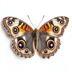 Close-Up of a Buckeye Butterfly�Efs Wings in Studio