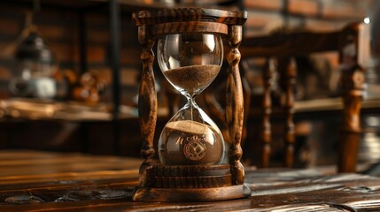 Poster - A personalized sand clock, with engraved names or messages, making it a unique and meaningful gift for special occasions.