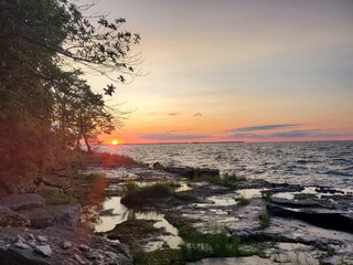 Sunset on the Lake