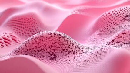 Fototapete - Textured 3D pink background with intricate patterns and soft shadows, ideal for rich and detailed visuals.