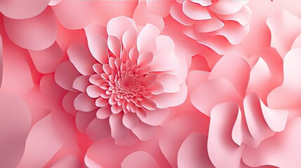 Poster - Textured 3D pink background with intricate patterns and soft shadows, ideal for rich and detailed visuals.
