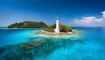 Wall Mural - lighthouse on the island of island