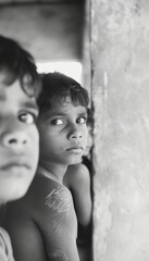 Poster - Attentive Indian School Students in Modern Classroom - Mixed Gender Youth Focused on Learning in Daytime Academic Setting