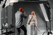 © Big Shot Theory - Explore the behindthescenes of a fashion photoshoot in a studio with a model and photographer