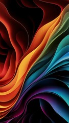 Wall Mural - beautiful colorful gradient wallpaper design