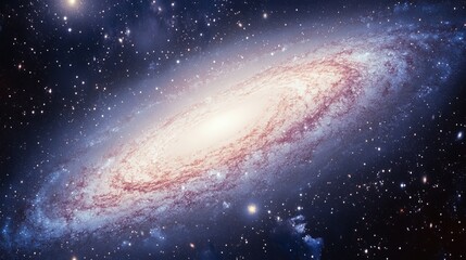 Wall Mural - Spiral Galaxy in Deep Space