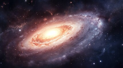 Wall Mural - Majestic Galaxy in Deep Space