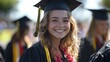 © Helen - Joyful Graduate Smiling at Ceremony