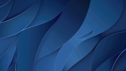 Wall Mural - Blue background with geometric lines, illustration, flat design, simple shapes, blue gradient background Generative AI