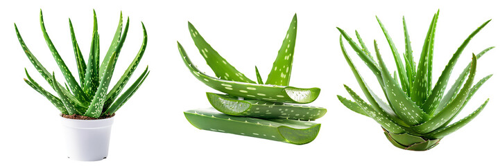 Untitled design -  A set of Aloe - Vera in Different type of form Isolated on a Transparent Surface (5)