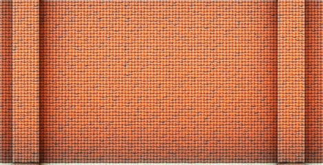 Canvas Print - brick wall background