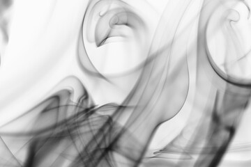 Wall Mural - close up of smoke swirl as background
