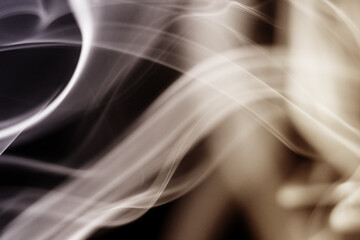 Wall Mural - close up of smoke swirl as background