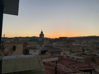 Sunset in Fez