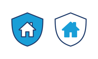 Wall Mural - home insurance icon vector. home protection icon