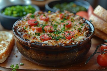 Sticker - Baked Pasta Dish with Tomatoes, Herbs, and Bread