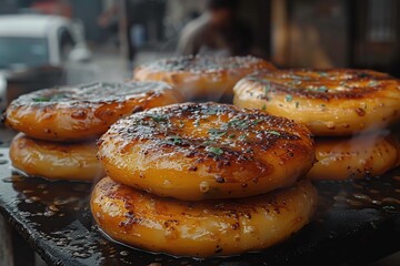 Poster - Golden Brown Street Food: A Delicious Treat