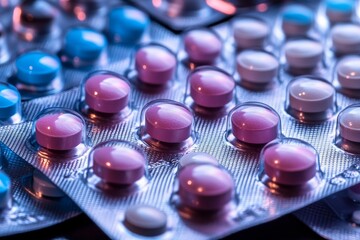 pills neatly aligned in a blister pack highlighting the precision and care in pharmaceutical packagi