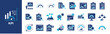 © Trend Icons - KPI icon collection set. Containing design, business, data, management, performance, analysis, and more. Solid vector icons collection.