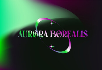 Wall Mural - Abstract gradient background in dark colors.
