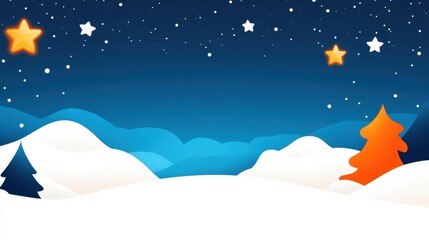 Poster - Brighten up your holiday with cute, modern Christmas star wallpapers that bring joy to your screens.