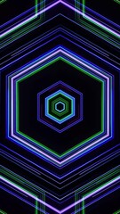 Wall Mural - abstract retro cyber laser digital colorful with glowing neon lights technology background.