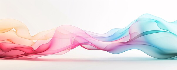 Poster - Abstract fluid shapes in vibrant colors, organic shapes, dynamic and modern. ,