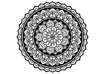 Poster - Flower mandala decorative element1