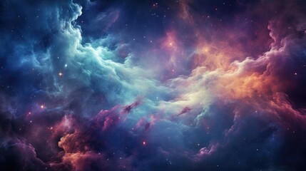 beautiful space, galaxy background