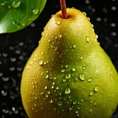 Wall Mural - illustration of Capture the natural elegance of a fresh Pear with, Generative ai