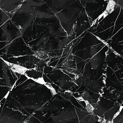 Wall Mural - black marble texture