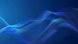 © marco - abstract design with wavy translucent lines and dots on blue background
