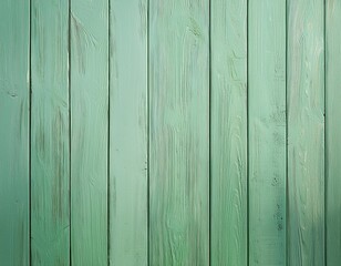 pastel green wooden plank background, the timber wall is painted white