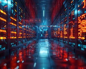 Poster - ai powered financial trading floor with advanced analytics driving decisions