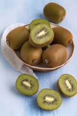 Wall Mural - Fresh Kiwi fruit on the table