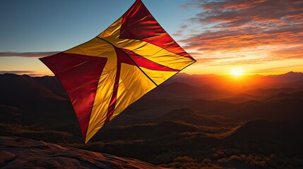 Wall Mural - Beautiful Kite pic international kite day pic  