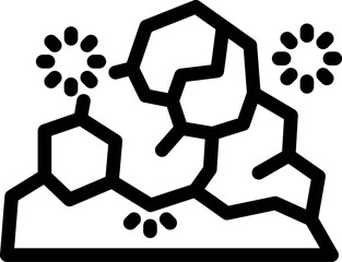 Poster - Chemical reaction is taking place and transforming molecules into a new substance